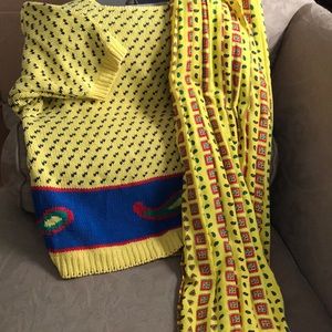 Skirt (16W) & coordinating Sweater (44-46) Set